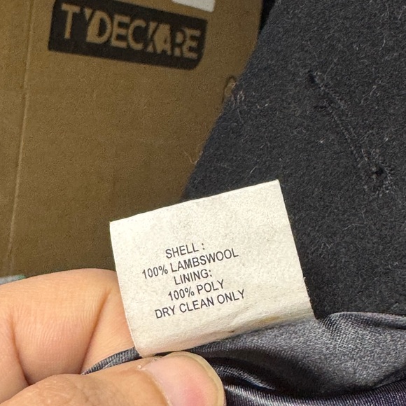 Kristen Blake Wool and Cashmere Blend Midi Coat in Black - Picture 5 of 5